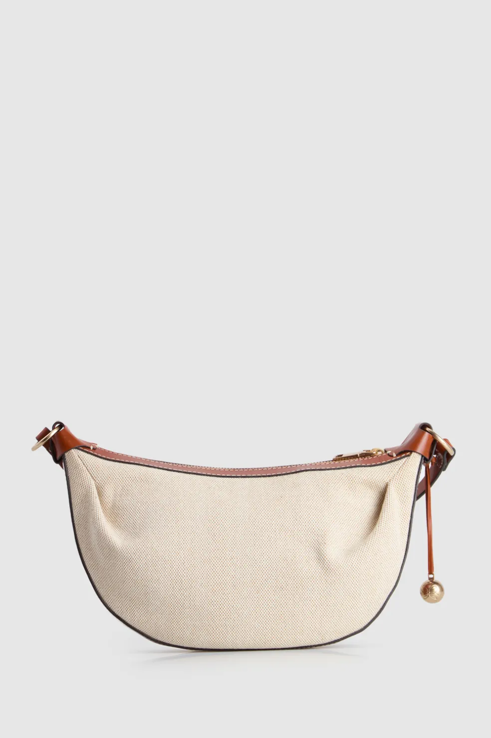 Alana Leather Canvas Crossbody Bag