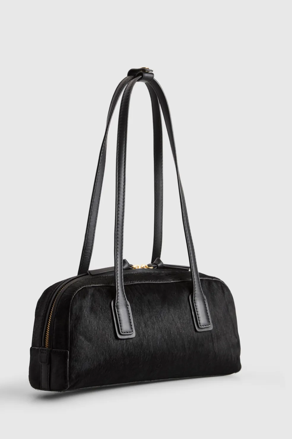 Anais Leather Bowling Bag