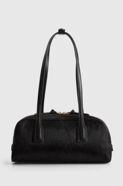 Anais Leather Bowling Bag