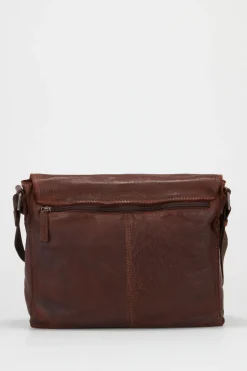 Anthony Leather E/W Satchel