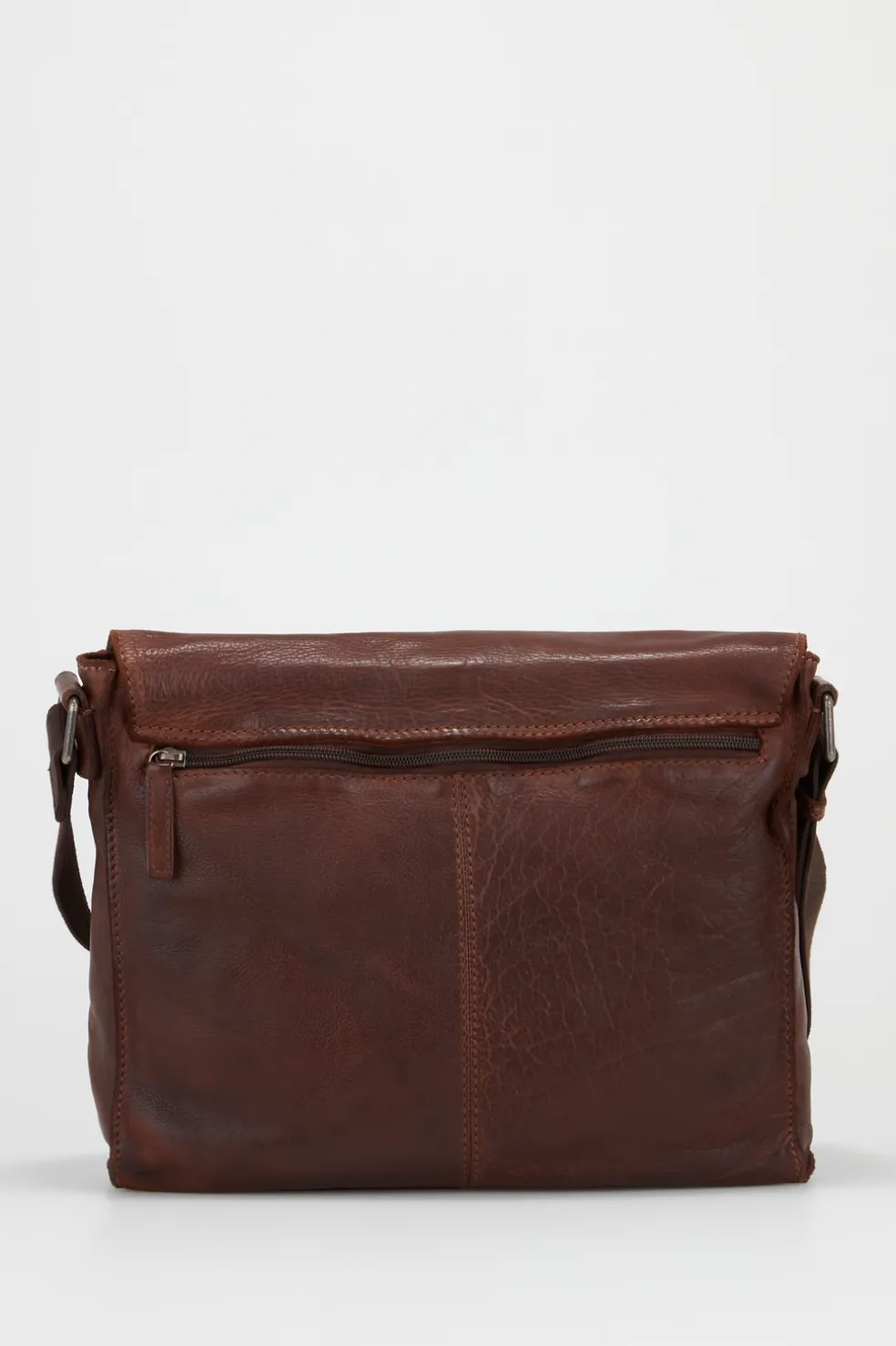 Anthony Leather E/W Satchel