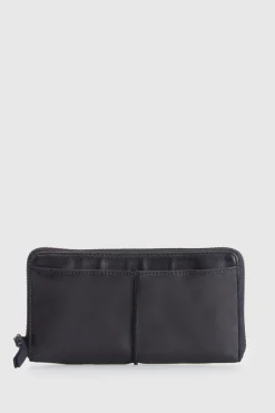 Cece Leather Large Tab Wallet