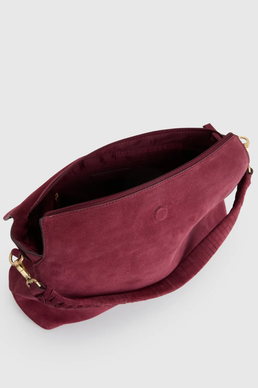 Clara Large Suede Leather Shoulder