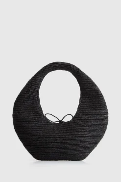 Clara Raffia Shoulder Bag