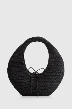 Clara Raffia Shoulder Bag