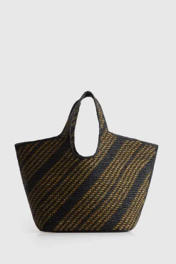 Clara Raffia Tote Bag