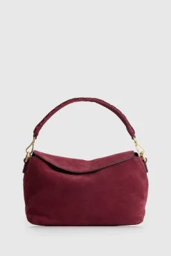 Clara Suede Leather Grab Bag