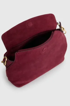 Clara Suede Leather Grab Bag