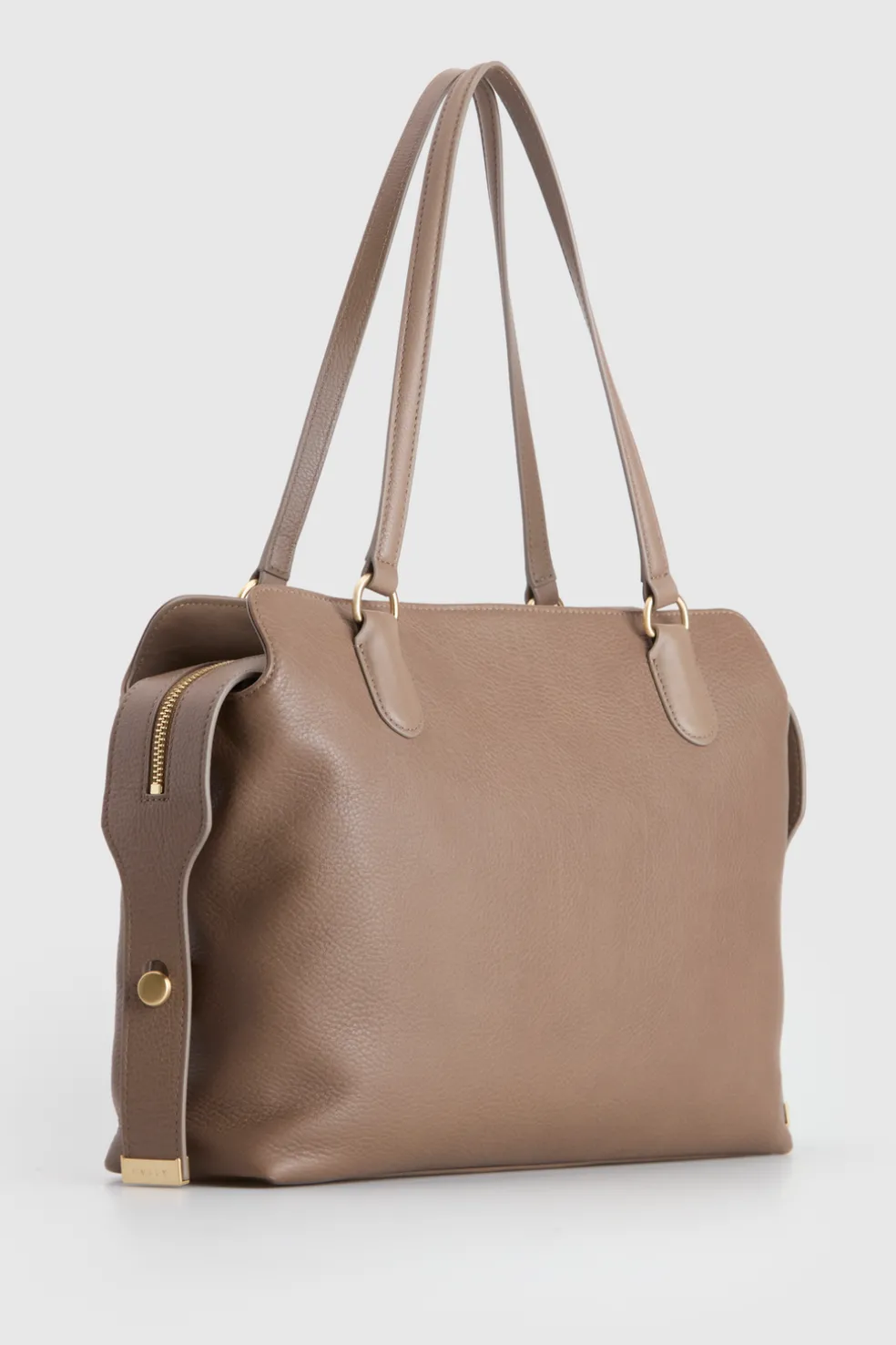 Clover Leather Work Tote Bag