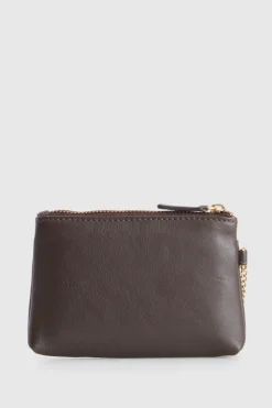 Daisy Leather Coin Purse
