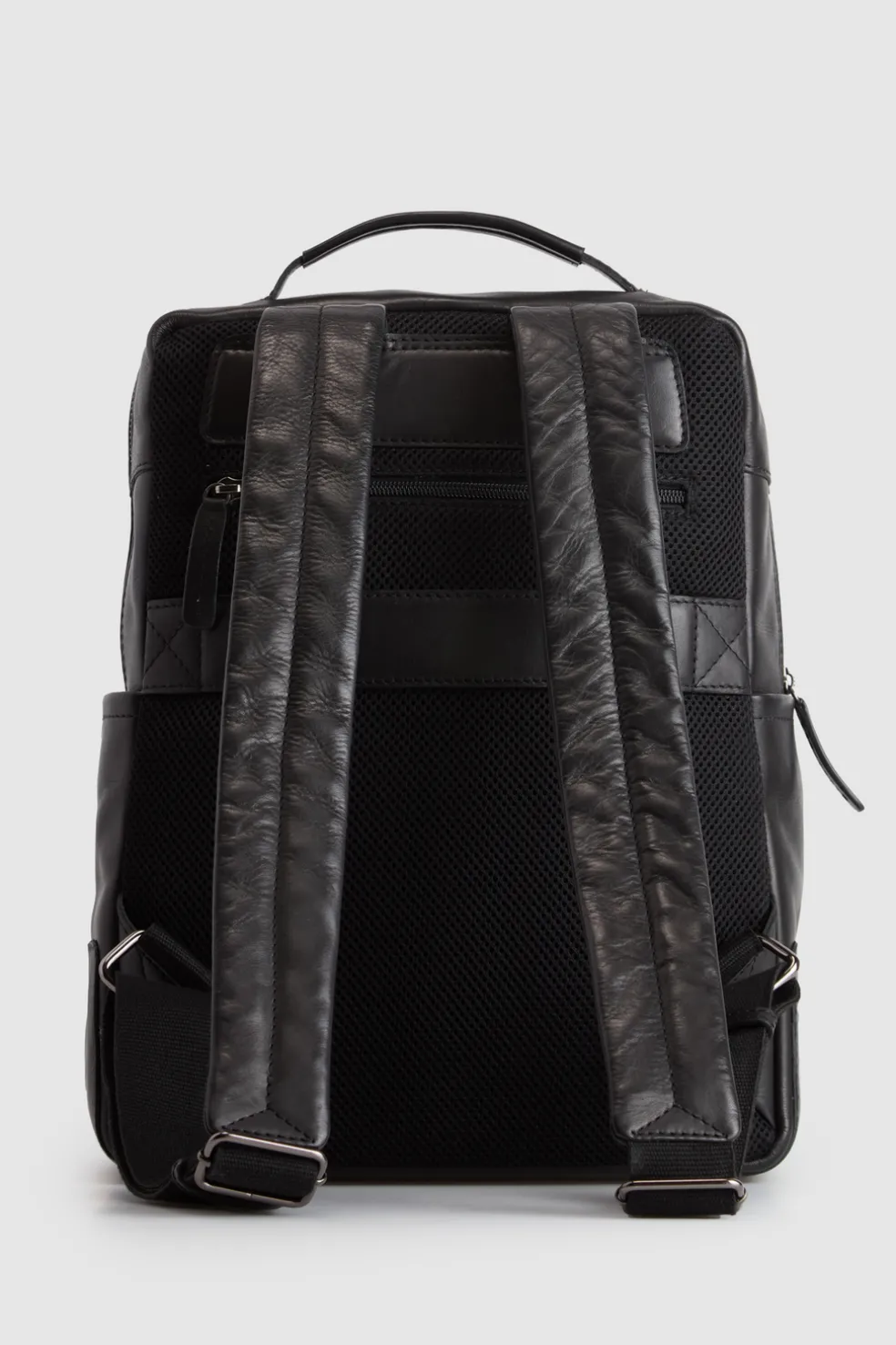 Dominic Leather Weave Backpack