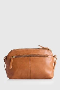 Elise Leather Weave Crossbody Bag