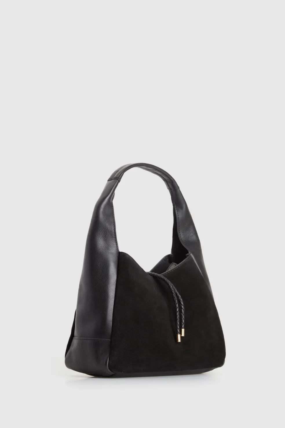 Emmy Leather Suede Hobo Bag