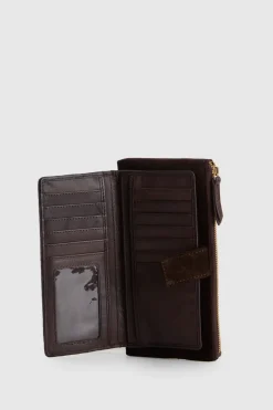 Emmy Suede Leather Medium Wallet