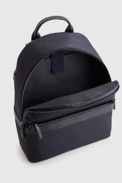 Finn Nylon/Leather Trim Backpack