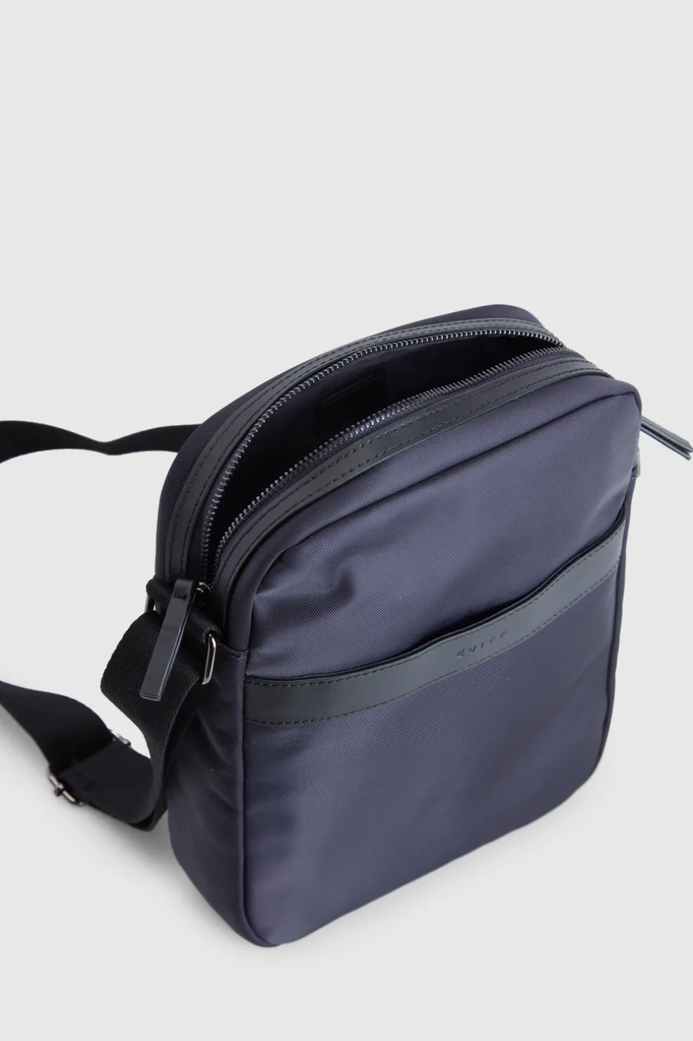 Finn Nylon/Leather Trim NS Satchel