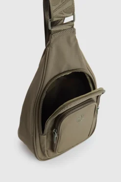 Gia Multi Pocket Nylon Sling Bag