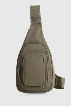 Gia Multi Pocket Nylon Sling Bag