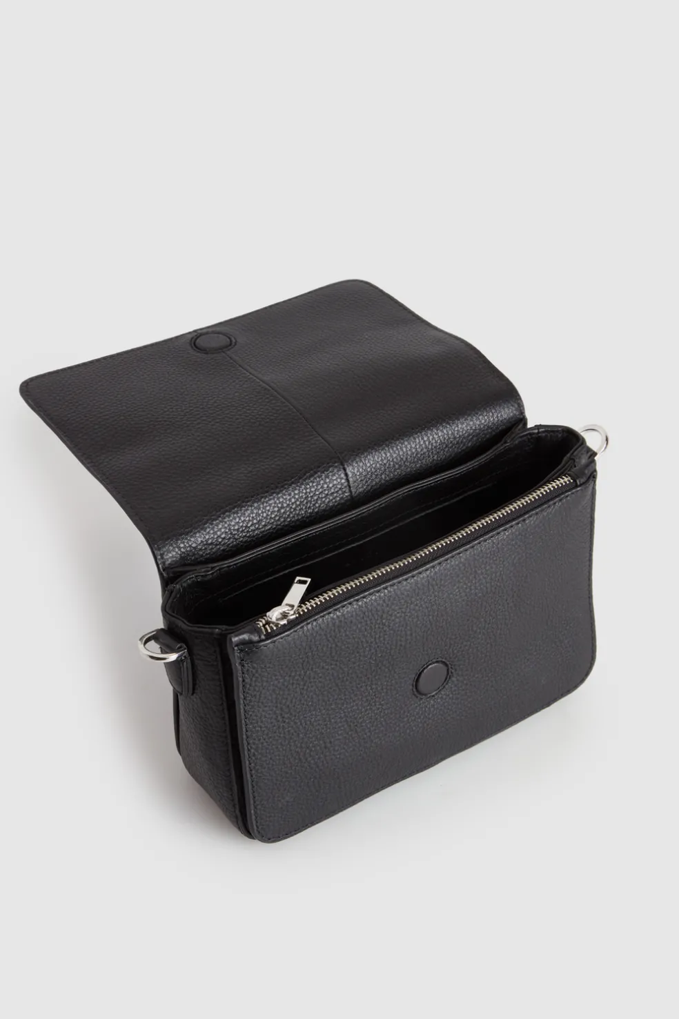 Grace Leather Flap Crossbody Bag