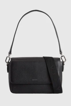 Grace Leather Flap Crossbody Bag