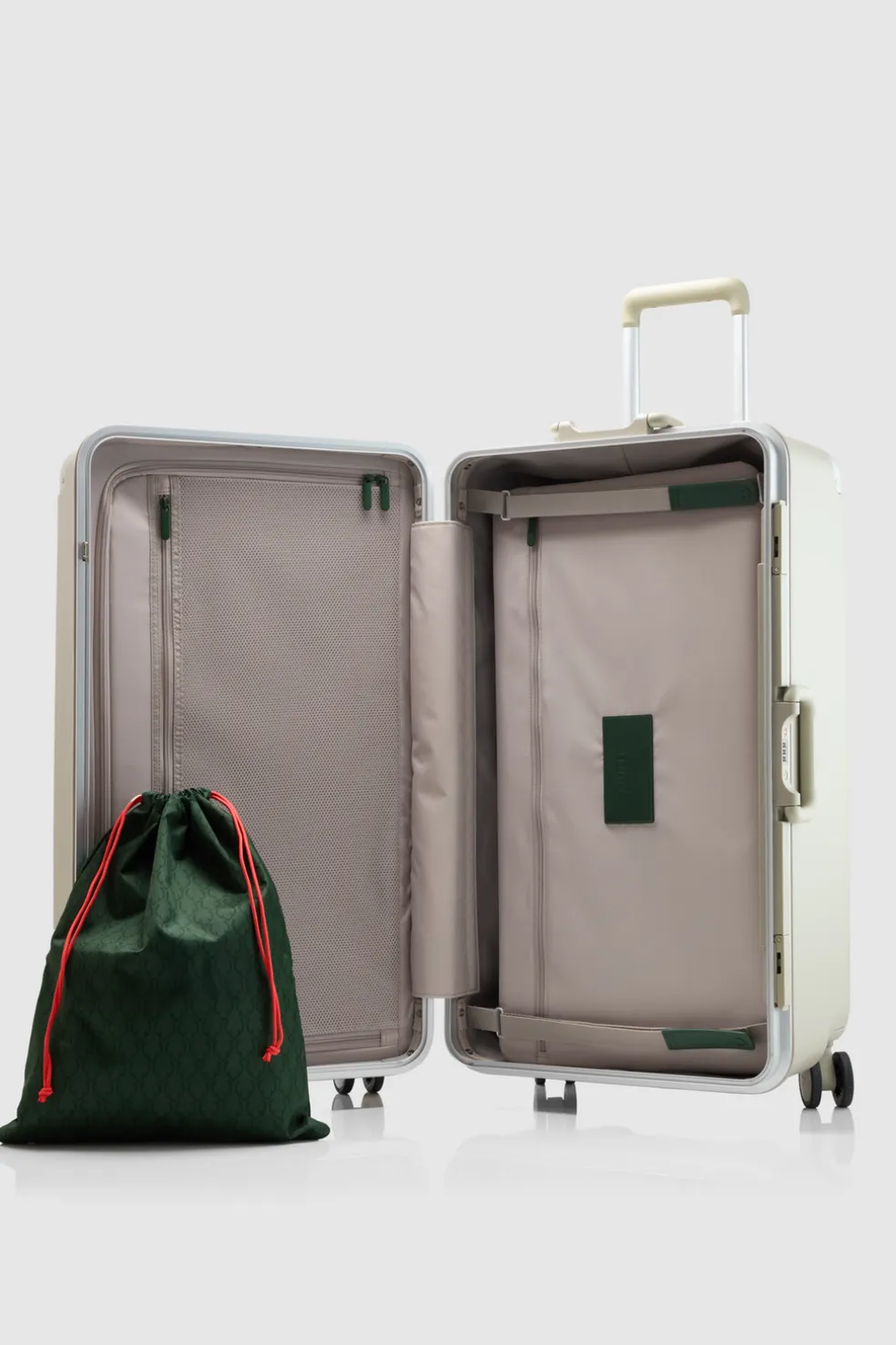 Heritage Stripe Trunk Suitcase