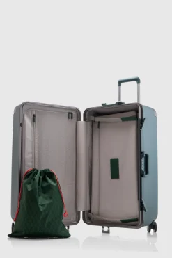 Heritage Stripe Trunk Suitcase