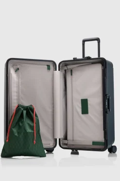 Heritage Stripe Trunk Suitcase