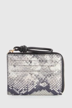 Iris Snake Print Leather Wallet