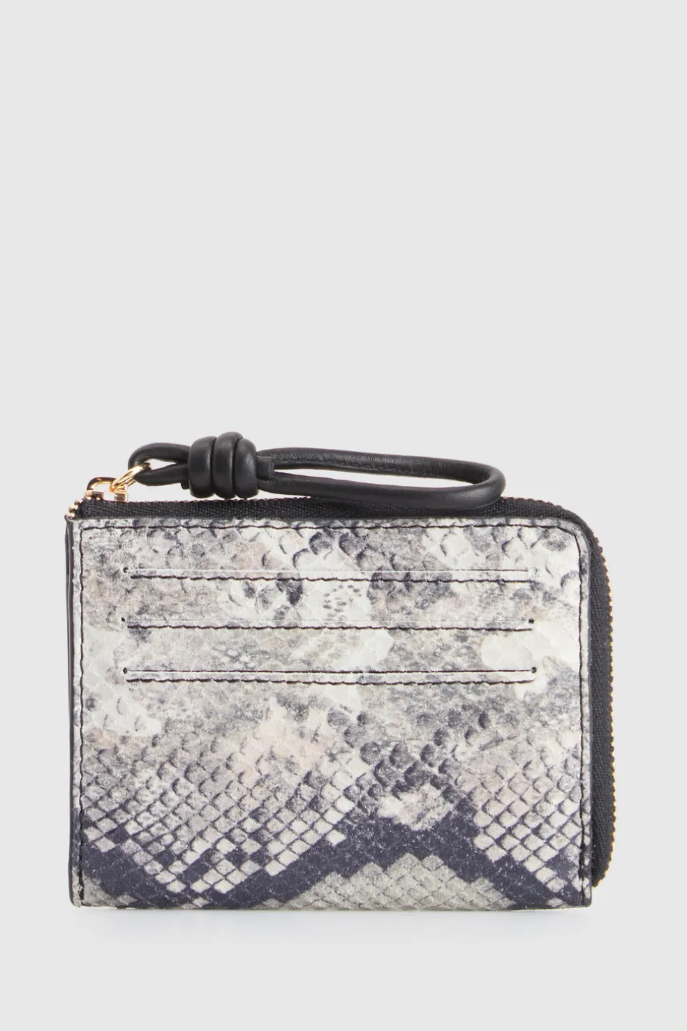 Iris Snake Print Leather Wallet