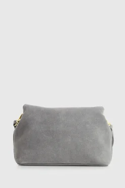 Iris Suede Leather Shoulder Bag