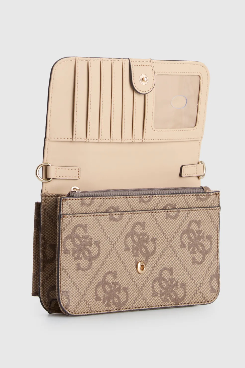 Janie Logo Phone Crossbody Bag
