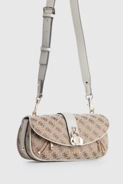 Jessa Logo Flap Crossbody Bag