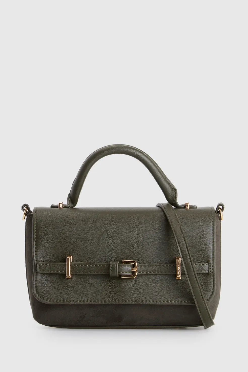 Lana Suede Top Handle Bag