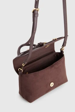 Lana Suede Top Handle Bag