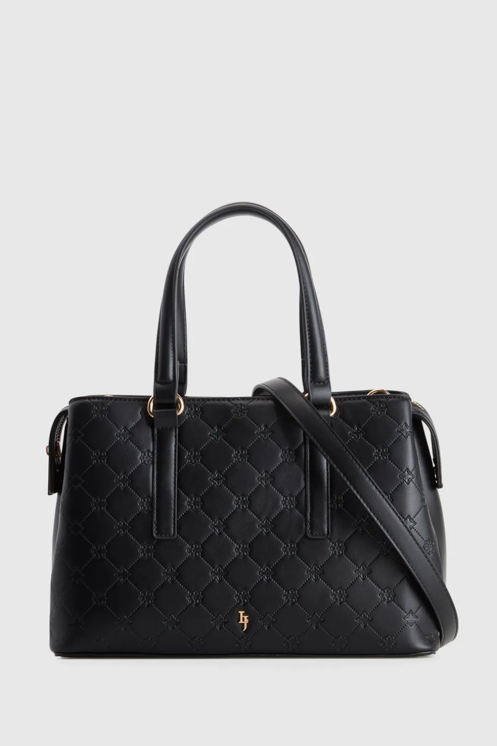 Logo Embossed Tote Bag