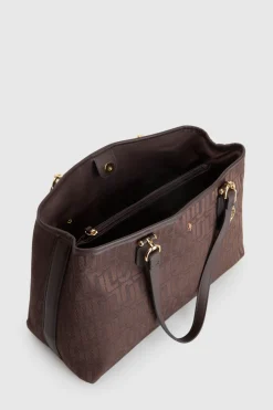 Logo Jacquard Tote Bag