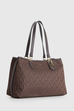 Logo Jacquard Tote Bag