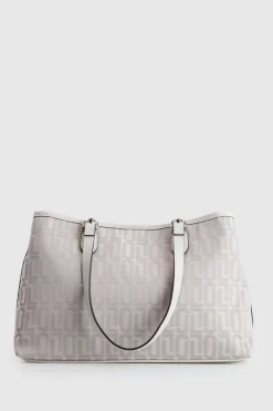 Logo Jacquard Tote Bag