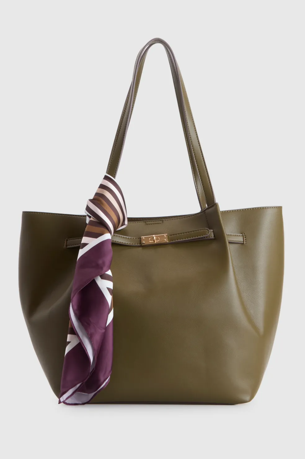 Lottie Belted Scarf Tote Bag