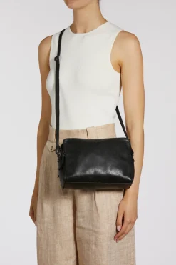 Maya Leather Crossbody Bag