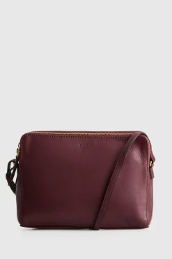 Maya Leather Crossbody Bag