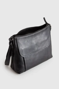Maya Leather Large Crossbody Bag