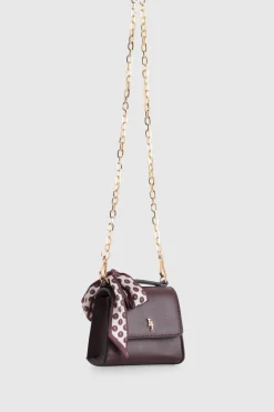 Micro Scarf Top Handle Bag