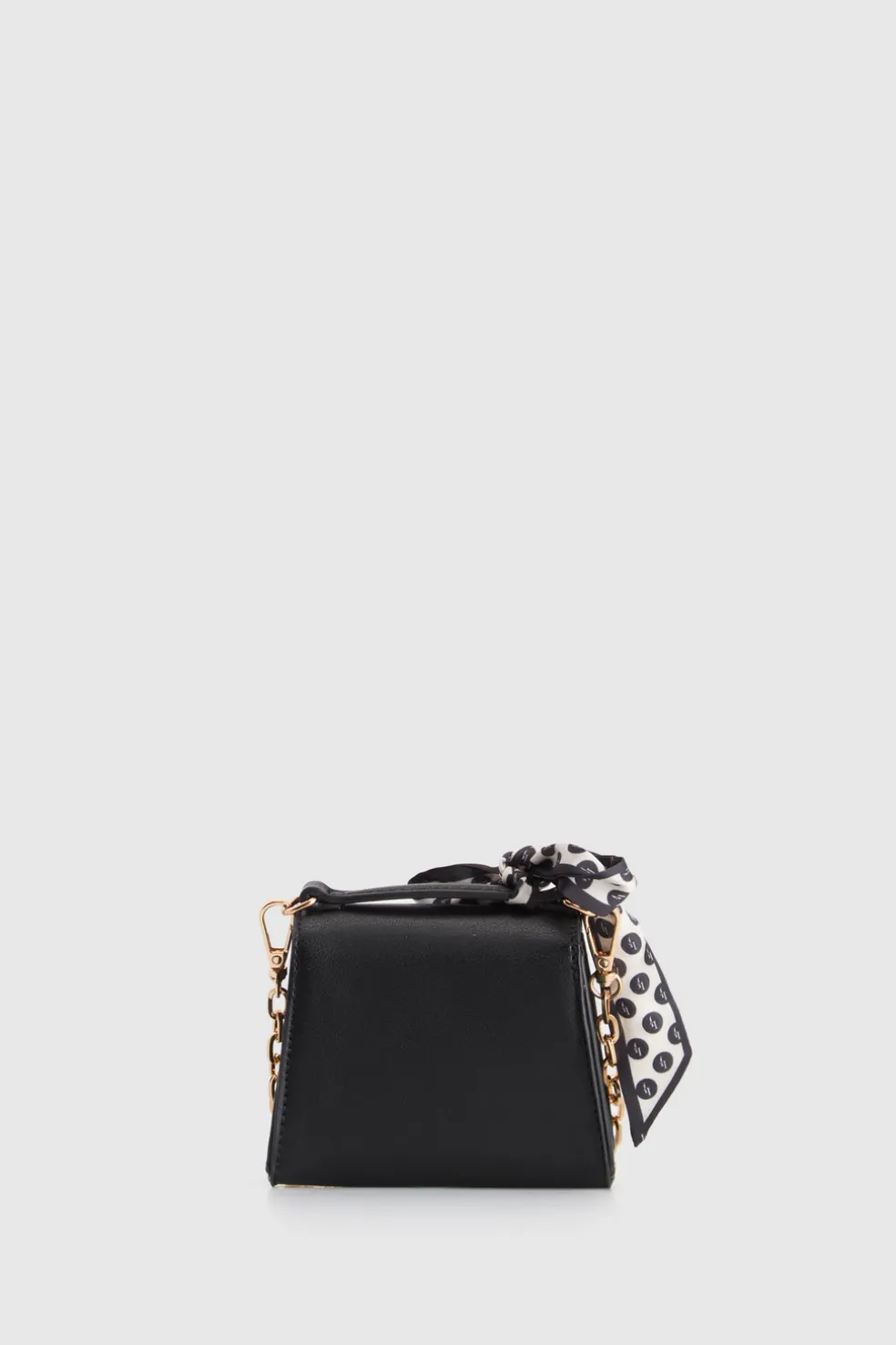 Micro Scarf Top Handle Bag