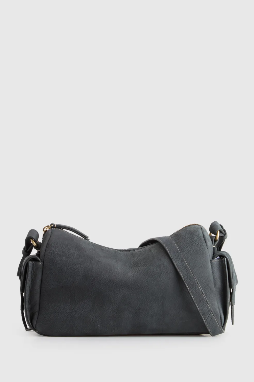 Narda Leather Pocket Crossbody Bag