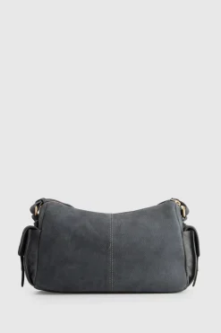 Narda Leather Pocket Crossbody Bag