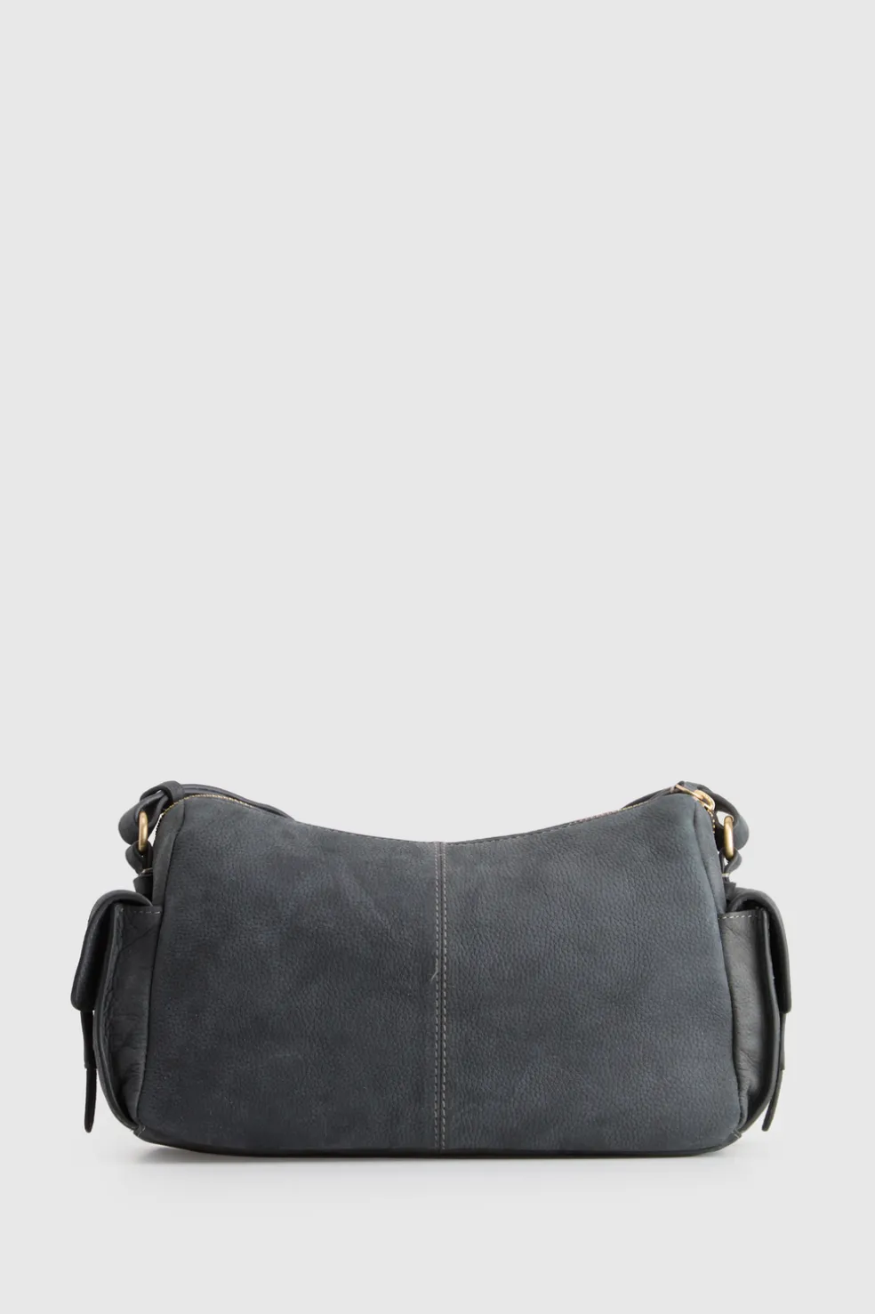 Narda Leather Pocket Crossbody Bag