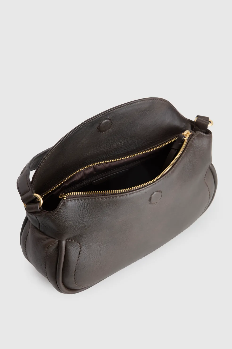 Narda Leather Shoulder Bag