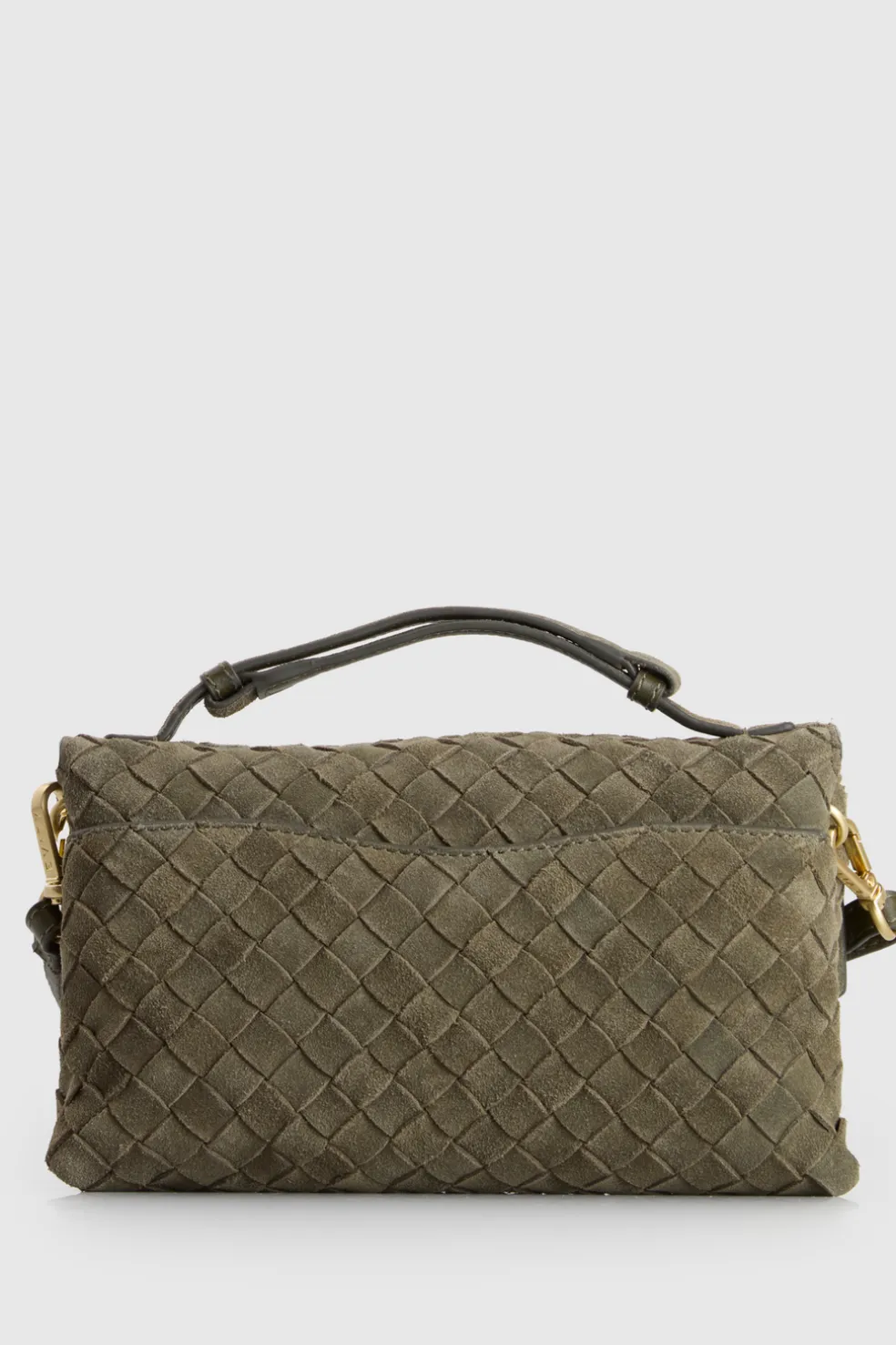 Nieve Leather Flap Crossbody Bag