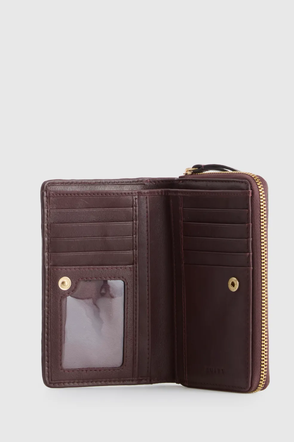 Nina Leather Zip Around Wallet